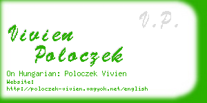 vivien poloczek business card